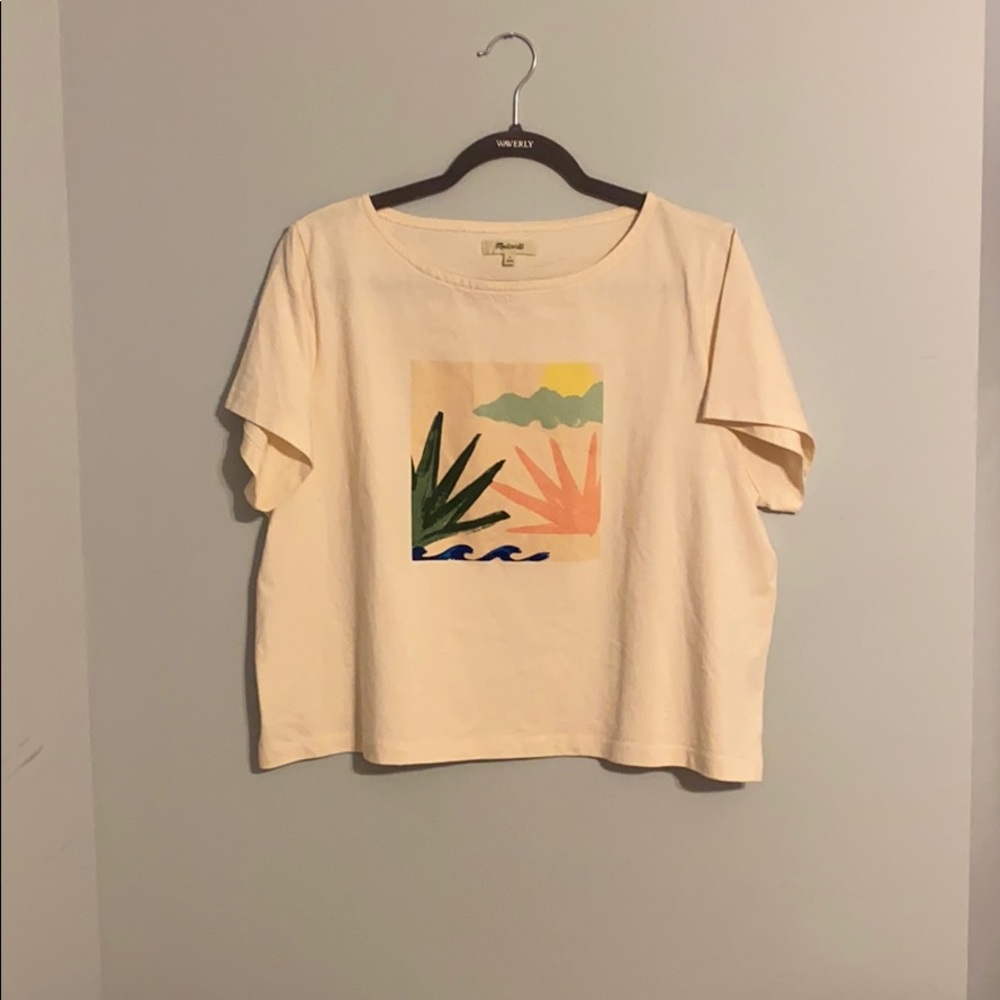 Madewell Cropped Graphic Tee